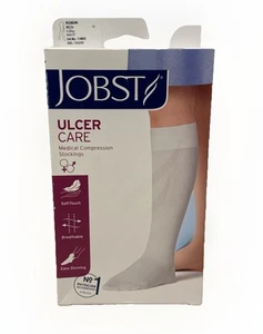 Jobst Ulcer Care Knie Kompressionsstrümpfe Gr. XL Extra Large weiß 3 Einlagen - Bild 1 von 8