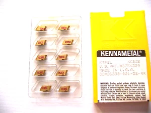 Neu 10 Stck. - NTF-2L Klasse KC850 beschichtete Gewindeeinsätze Kennametal - Bild 1 von 4