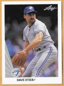 DAVE STIEB TORONTO BLUE JAYS #79 - HOJA CASI NUEVA - MONTADA 1990 - Imagen 1 de 2