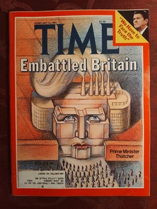 TIME February 16 1981 Feb 2/16/81 BRITAIN MARGARET THATCHER Bill Walton - Picture 1 of 1