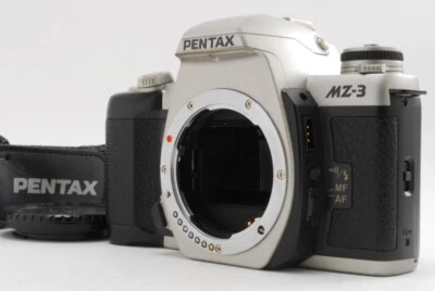 [ MINT w/strap ] Pentax MZ-3 35mm SLR Film Camera Body K mount Silver From JAPAN - Image 1 of 4
