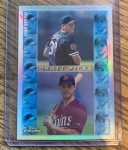 1999 Topps Chrome Michael Cuddyer John Curtice Refractor #494 RC Rookie Twins