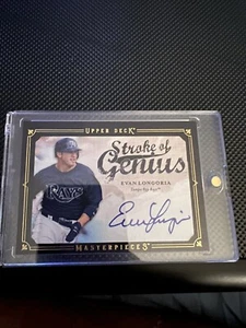 2008 Upper Deck Stroke Of Genius Evan Longoria RC Rookie On Card Auto #SG-EL 🔥 - Picture 1 of 1