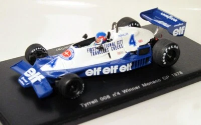 1/43 SPARK S1730 TYRRELL 008 WINNER MONACO GP 1978 #4 PATRICK DEPAILLER - Image 1 of 4