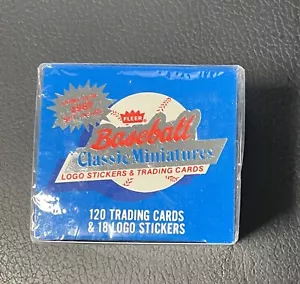 1987 Fleer Classic Miniatures Complete Set. Factory Sealed - Picture 1 of 2