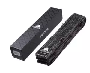 Adidas HERITAGE TaeKwonDo Black Belt Martial Arts Judo Belt Width 5CM NEW - Picture 1 of 3