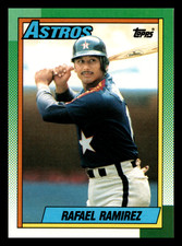 1990 Topps Rafael Ramirez  Houston Astros #558 NM-MINT Baseball Card
