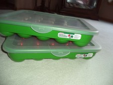  Sterilite Christmas Ornament Storage Case W/Ornaments set 2  