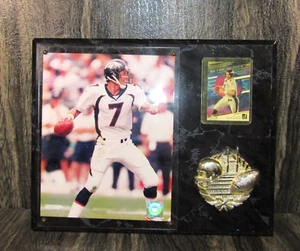 John Elway Memorabilia Plaque #7 Denver Broncos Retro Series Panini Card Framed - Picture 1 of 17