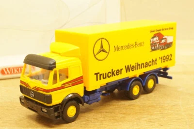 HO 1:87 Wiking Modello Promozionale Mercedes MB 2544 "Trucker Natale 1992" Nuovo - Immagine 1 di 4