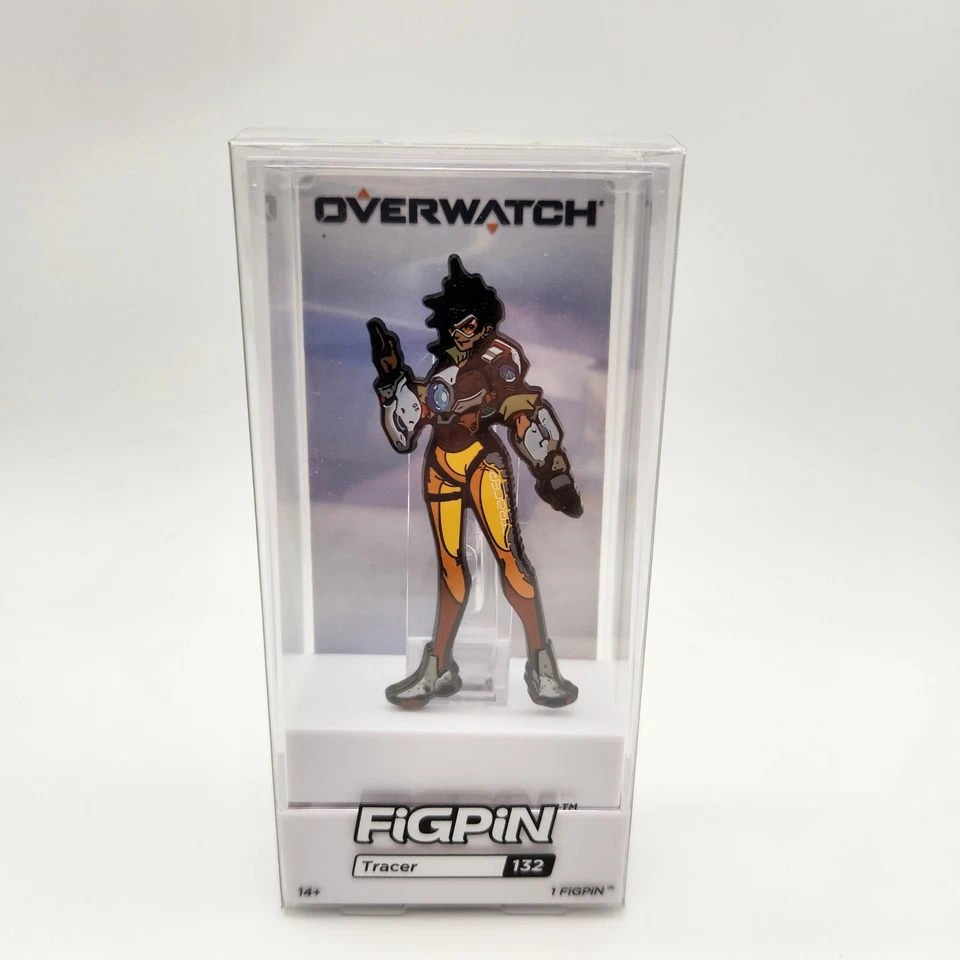 Overwatch FigPin 132 ~ Tracer nuevo en el paquete Foto 1 de 4