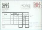82770 -  BELGIUM  - POSTAL HISTORY -  Special postmark on CHESS game card ! 1979