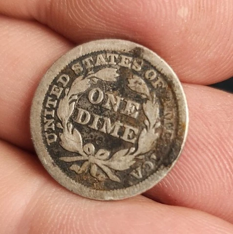 1857-O Seated Liberty Dime 90% Silver Cover
