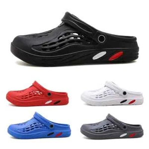 Gartenschuhe Herren Gummi Männer Hausschuhe Damen Pantoletten Badeschuhe Sandal - Bild 1 von 10
