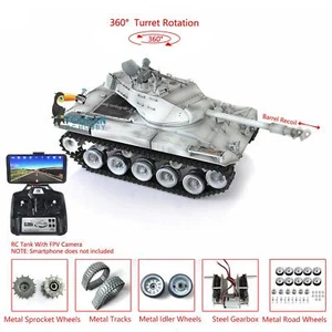 Henglong 1/16 7.0 Walker Bulldog BB IR RTR RC Tank 3839 Barrel Recoil FPV 360° - Picture 1 of 11