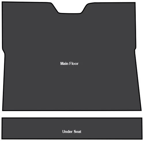 Chevrolet Truck 1947-1954 EVA Sound Deadener 2 piezas Foto 1 de 1