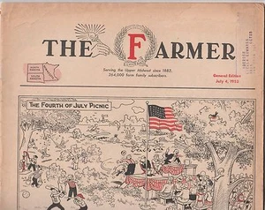 THE FARMER MAGAZINE-SERVING THE UPPER MIDWEST-JULY 4,1953 ISSUE - Picture 1 of 4