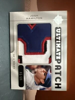 2009 Upper Deck Ultimate Collection Josh Hamilton Texas Rangers Jumbo Patch  - Image 1 of 3