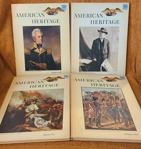 American Heritage Magazine Lot of 4 HC Books 1960-1967 Vintage History Journals - Picture 1 of 23