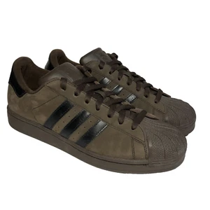Rare Adidas HEMP Shell Toe Superstar II Size 10 2006 Brown - Picture 1 of 8