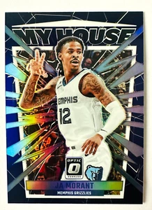 Tarjeta Prizm 2023-24 Donruss Optic Ja Morant PÚRPURA #15 ¡My House Grizzlies! - Imagen 1 de 3
