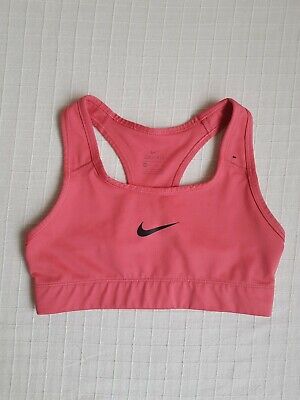 Nike Dri  Fit Women's Coral Salmon Pink Sport Crossback Bra Tank Top Size Xs • 14.64€