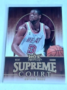 2008-09 Fleer Hot Prospects Dwyane Wade Supreme Court #SC-12 Miami Heat - Picture 1 of 2