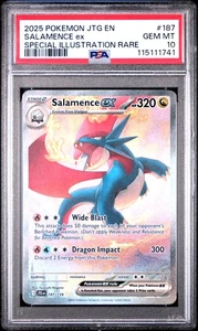 Salamence Ex 187 PSA 10 Gem Mint - Journey Together - Pokemon - Picture 1 of 2