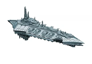 Höllenfeuer-Klasse Schwerer Gloomy Kreuzer | Battlefleet Colossus | Grimdark Fut - Picture 1 of 6