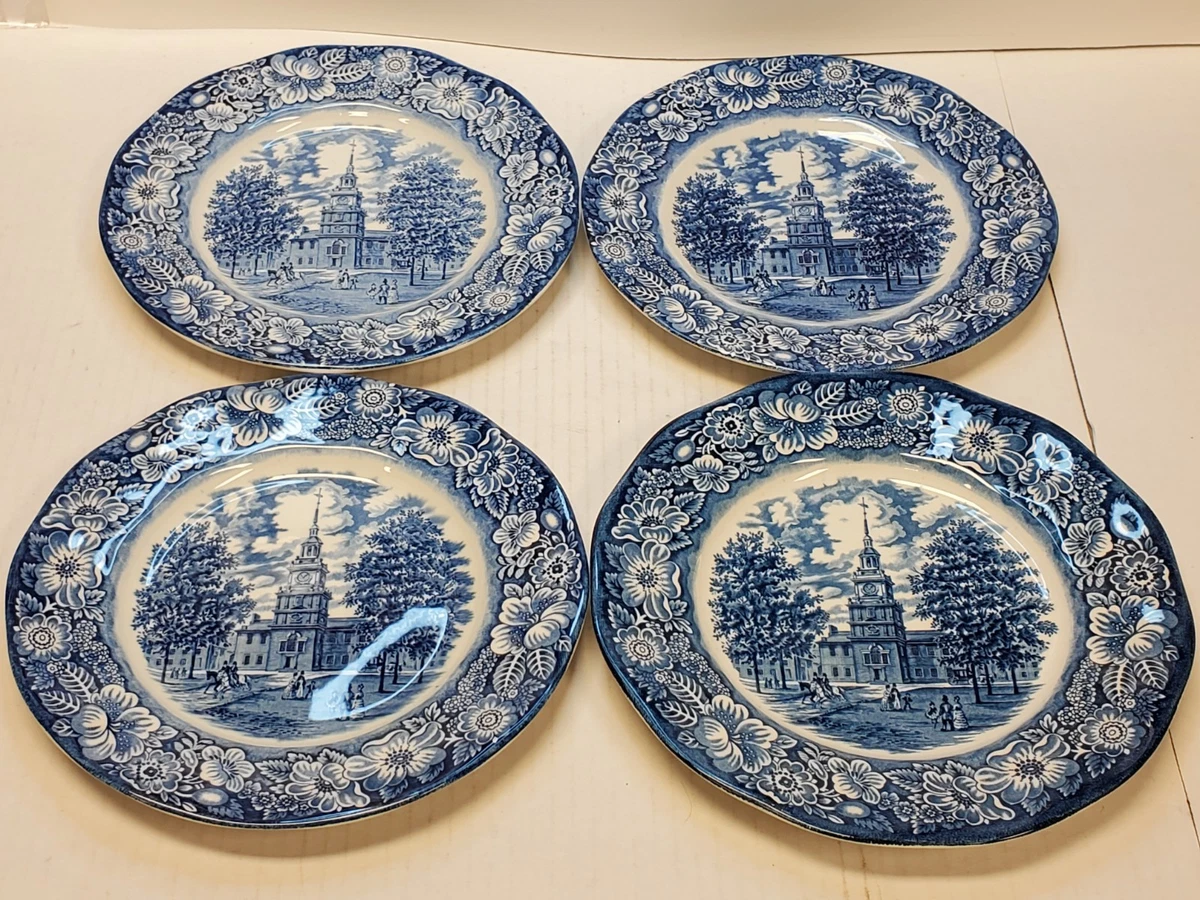 Liberty Blue Plate Independence Hall for sale | eBay