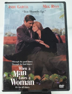 When a Man Loves a Woman (DVD 1994) Widescreen Andy Garcia Meg Ryan with Case - image 1 of 3