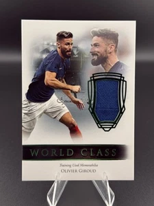 2023 Futera Unique - World Class Relic Olivier Giroud Patch #WC06 Emerald /17 - Picture 1 of 2