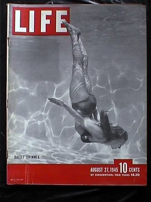 LIFE  MAGAZINE / AUGUST 27, 1945 / VICTORY CELEBRATIONS, w/ Times Square Kiss - Image 1 of 2