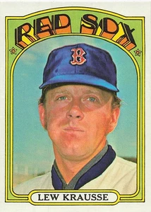 LEW KRAUSSE 1972 TOPPS BASEBALL #592 - Picture 1 of 2