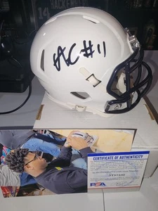 Abdul Carter handsignierter signierter Mini Helm PSA Zertifikat Penn State Football - Bild 1 von 5