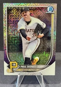 Bowman Paul Skenes 2025 cromo mega caja Mojo refractor #30 Pittsburgh Pirates - Imagen 1 de 2