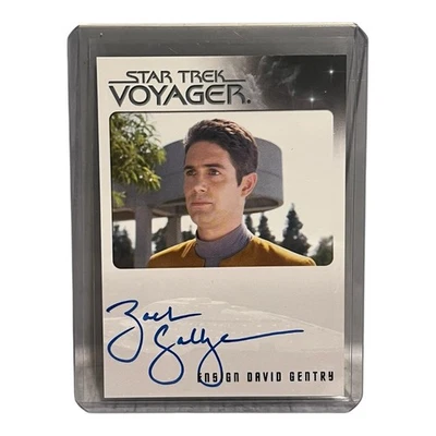 Star Trek Voyager Heroes & Villains Zach Galligan (David Gentry) Signed Card - Image 1 of 3