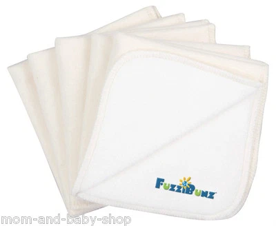 FUZZIBUNZ FUZZI BUNZ PAÑAL TELA PAÑAL MARAVILLA TOALLITAS 2 CARAS ORGÁNICAS 10 PAQUETES Foto 1 de 2