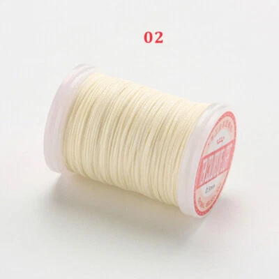0.5mm Round Waxed Thread for Leather Craft Sewing Polyester Cord Wax Strings CA - Image 1 of 4