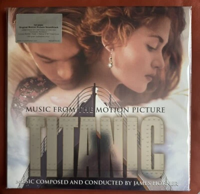 James Horner TITANIC (Music From The Motion Picture) GOLD Vinyl 2x180g LP NEW - Image 1 of 2