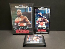 James "Buster" Douglas Knockout Boxing (Sega Genesis, 1990) Complete Original 