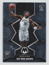 2021-22 Mosaic Day'ron Sharpe ROOKIE CARD #227 - Brooklyn Nets