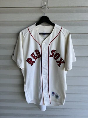 Vintage Boston Red Sox  Diamond Collection Russell Athletic MLB Jersey Mens 44 - Image 1 of 4