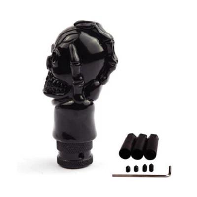 Car Manual Skull Head Gear Stick Shift Knob Shifter Black Auto Accessories - Image 1 of 4