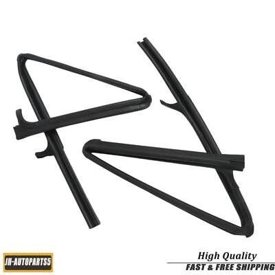 Para Nissan Frontier 1998-2005 Puerta Delantera Izquierda+Derecha Vidrio Funcionamiento Goma 80330-2S400 Foto 1 de 4