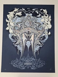 Aaron Horkey Signed #d Silkscreen Print Poster Isis Shades of the Swarm 2007 - Picture 1 of 13