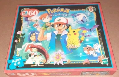 Винтажный 1999 Pokemon Jigaw головоломка - новый и запечатанный  - Изображение 1 из 4