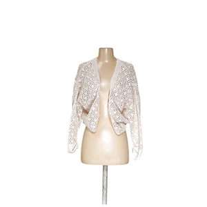 Jessica Simpson White Crochet Cardigan XS - Picture 1 of 4