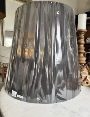 Восстановительное оборудование (RH) бочонок абажур и матовый никель подвеска с тремя лампами - Изображение 1 из 4