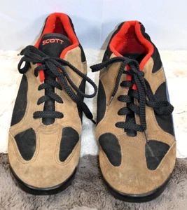 Scott Bike Riding Shoes Size 9.5 / 43.5 Mens Brown, Blue & Black - Picture 1 of 9
